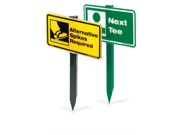 Next Tee (Arrow pointing up), Lexan Plastic Sign, Yellow, each PA5752-14